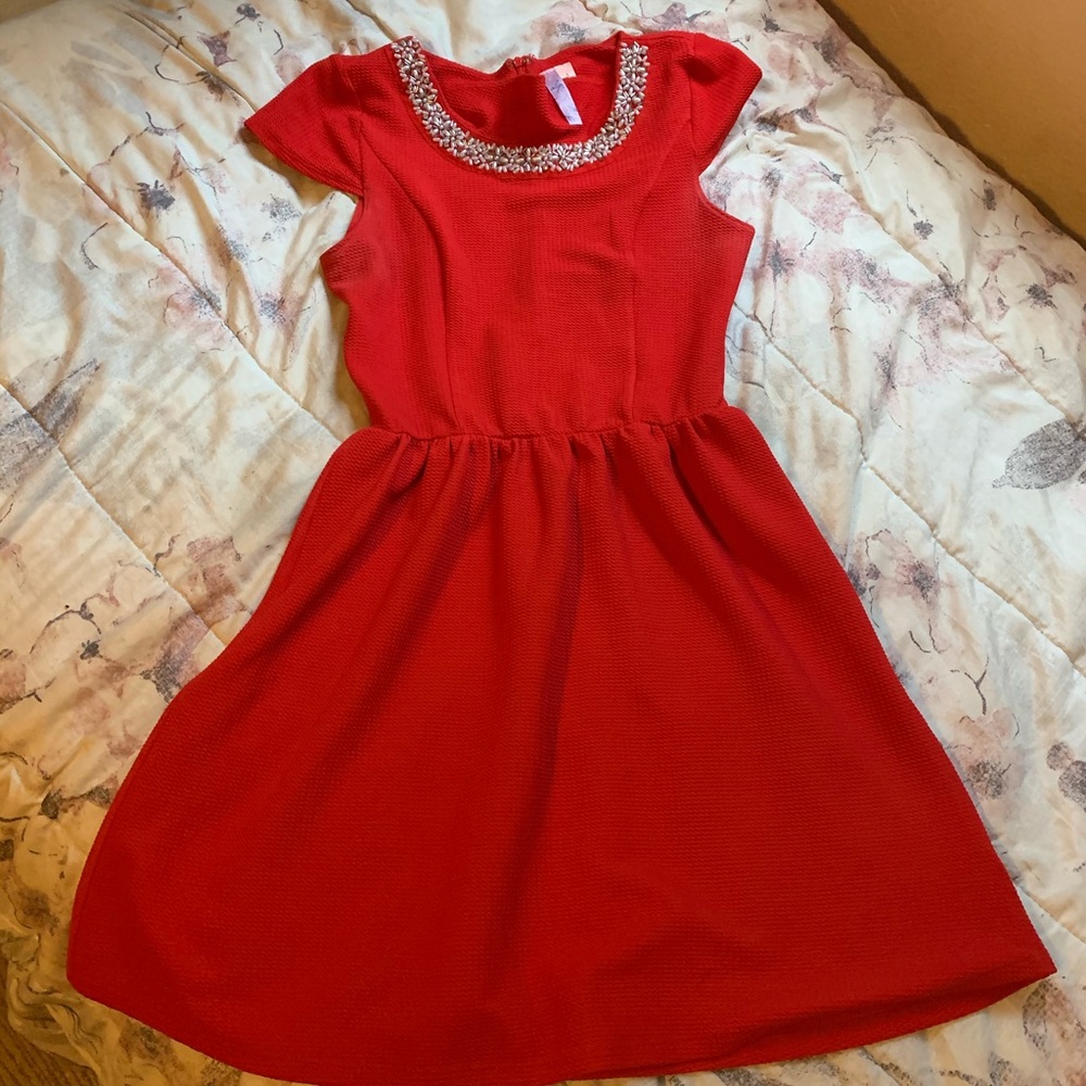red party dress
